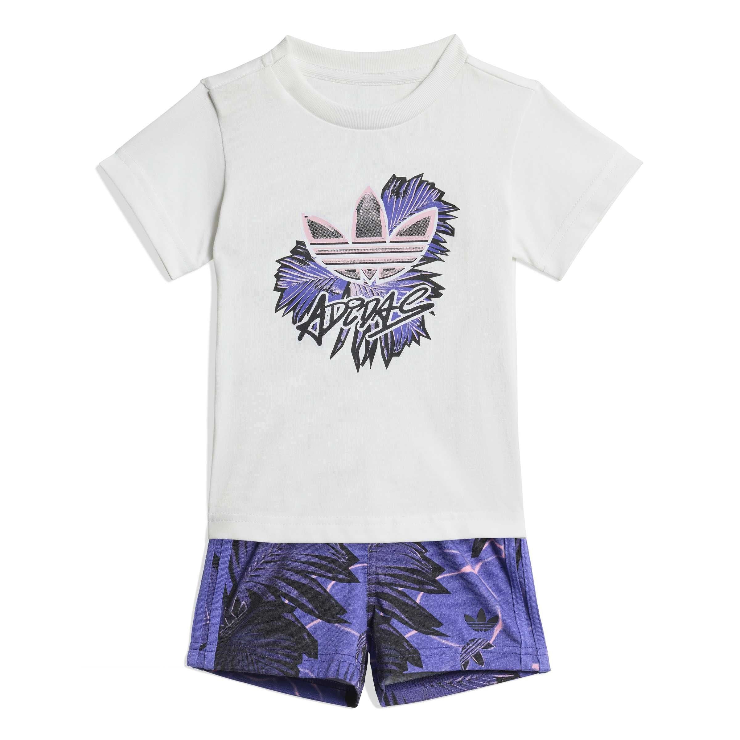 T-Shirt-Shorts-Set aus Baumwolle