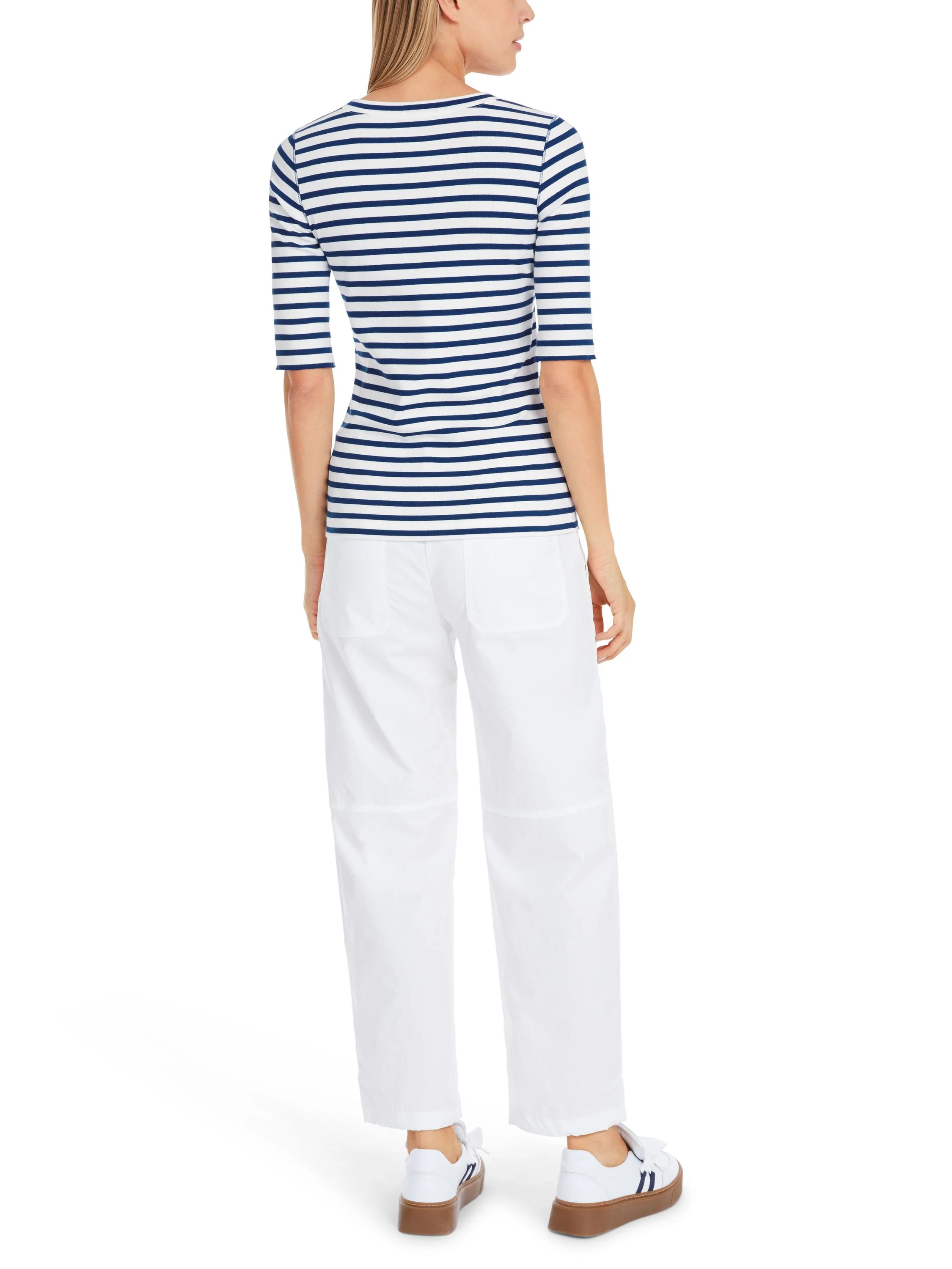 T-Shirt Slim Fit aus Baumwollmix - Image 3