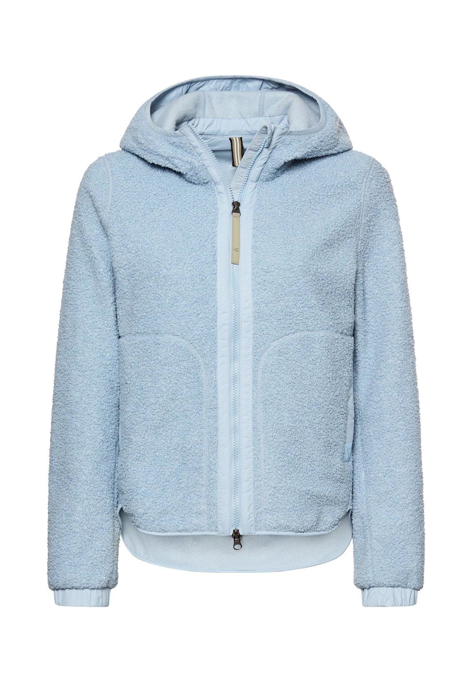 Teddy-Fleecejacke mit Kapuze