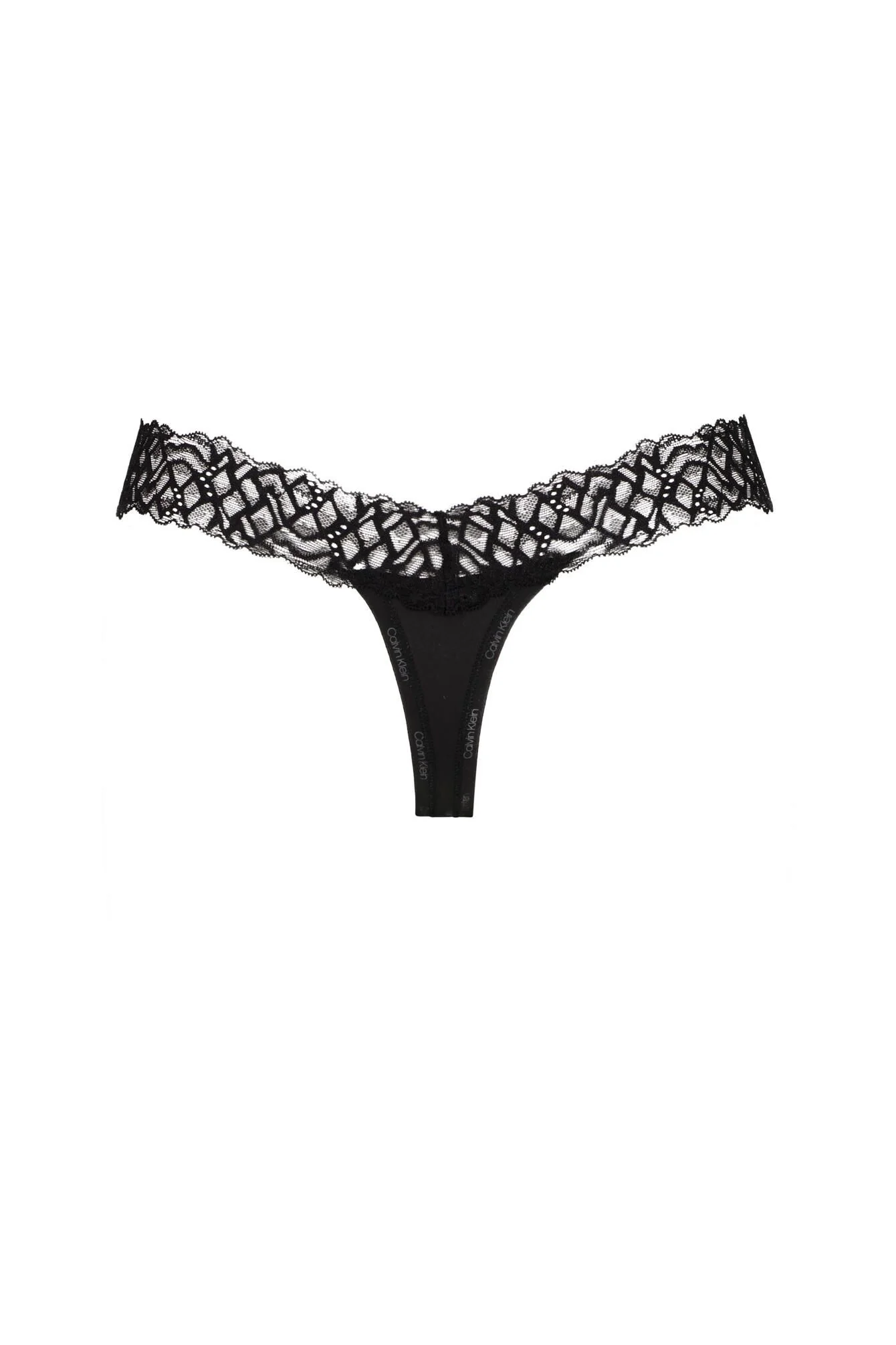 Thong mit Spitzendetails