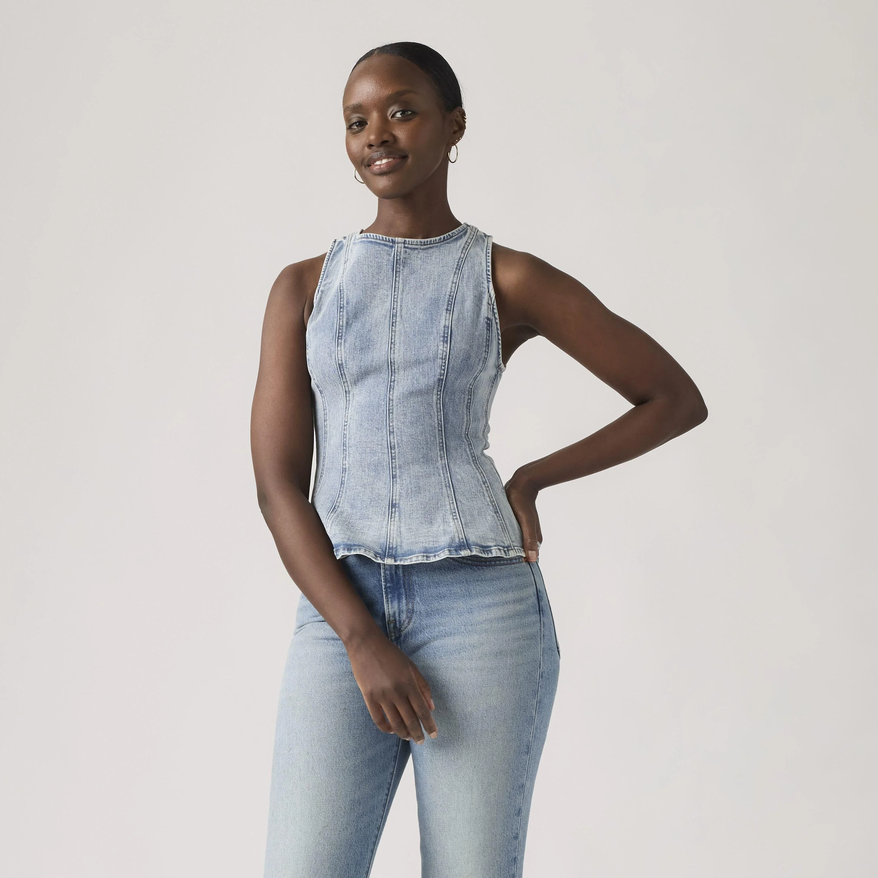 Top aus Baumwolle Regular Fit - Image 5