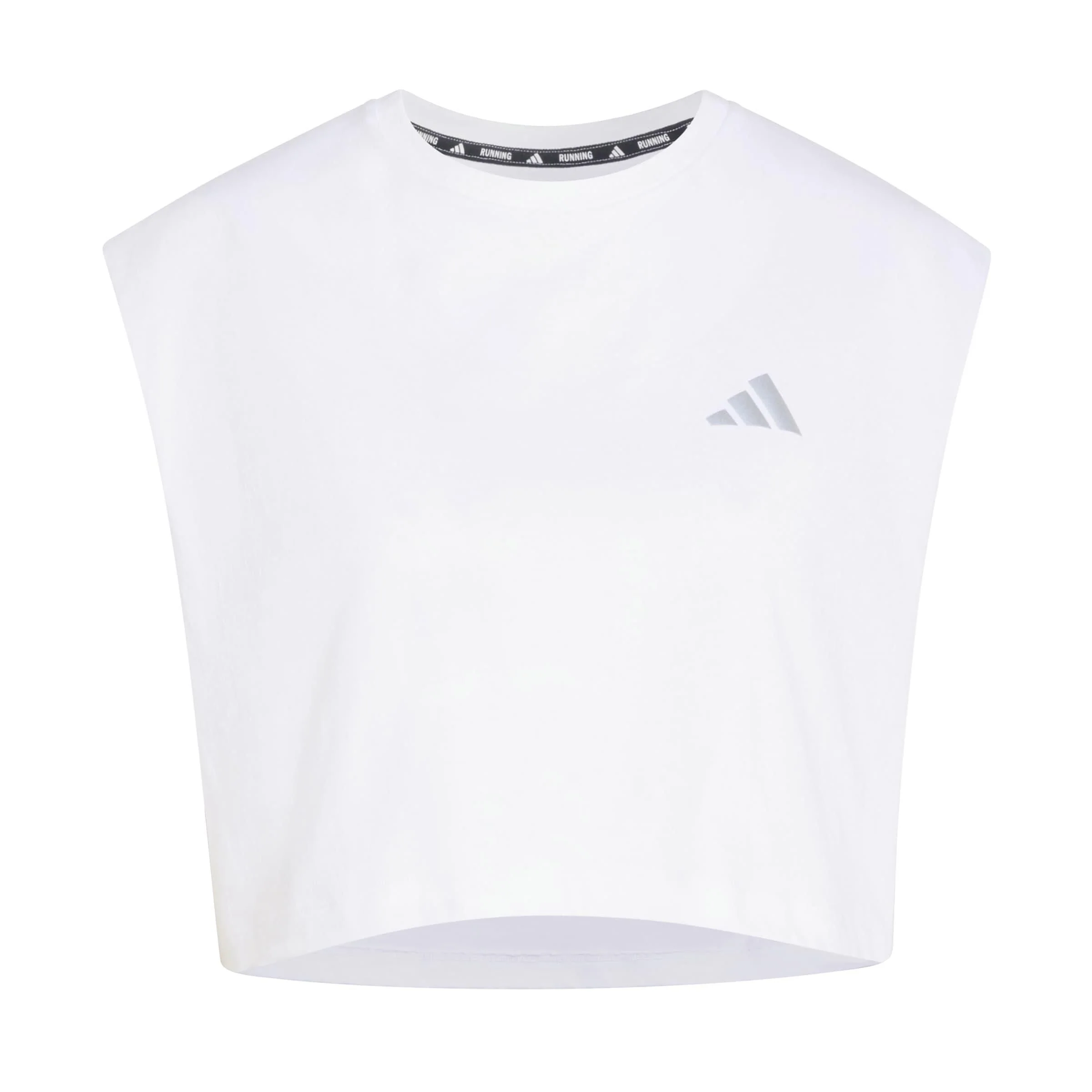 Top cropped aus Baumwolle