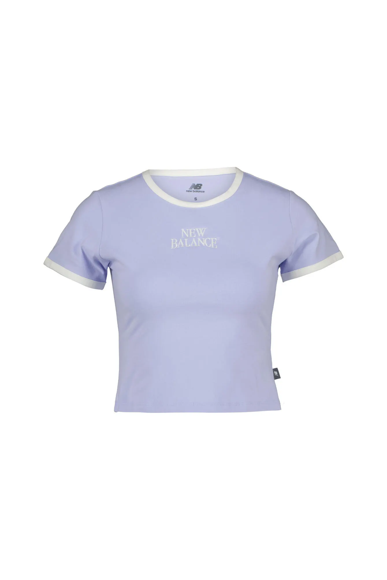 Top cropped mit Rundhalsausschnitt