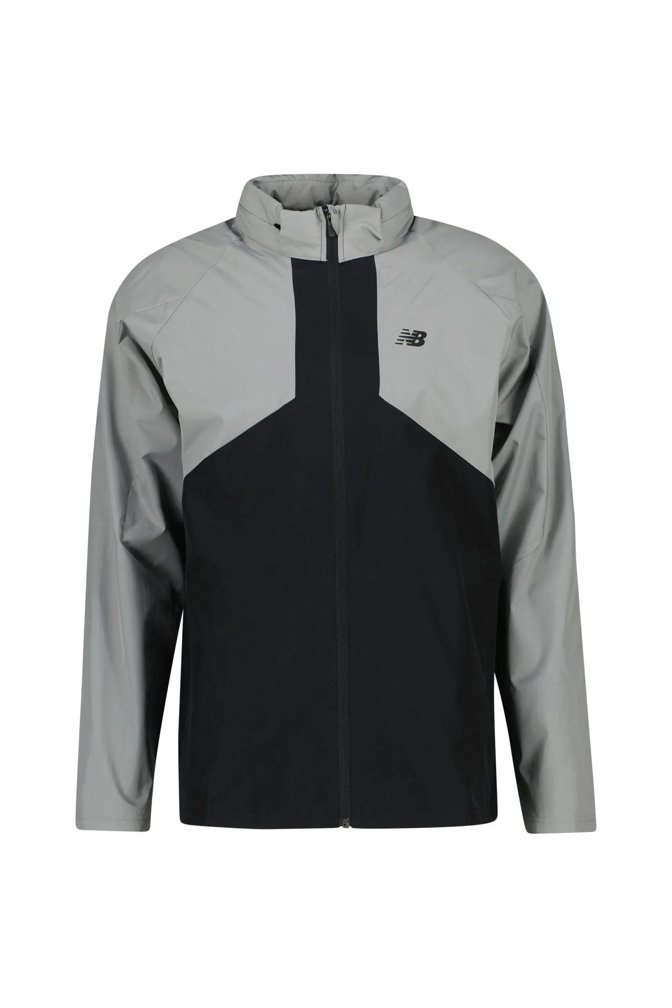 Trainingsjacke mit einrollbarer Kapuze