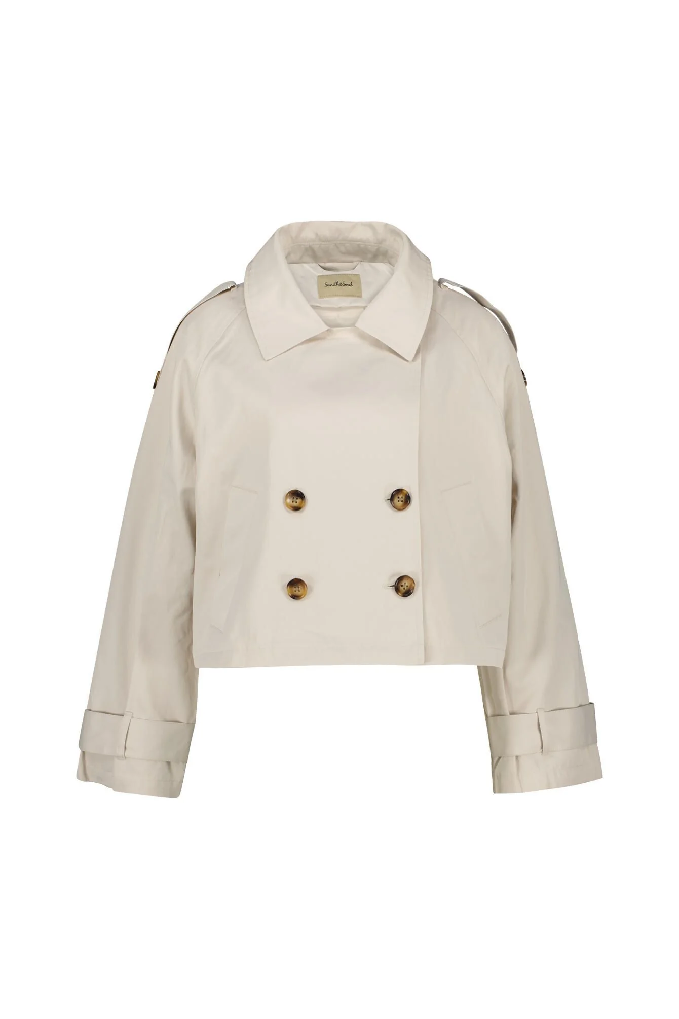 Trench-Jacke aus Baumwollmix