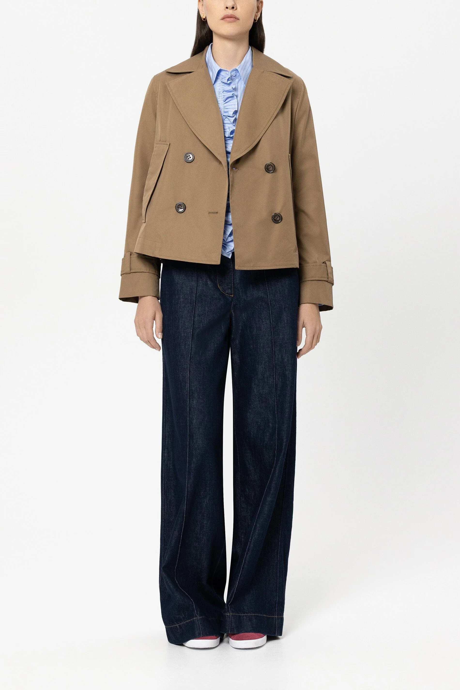 Trenchcoat aus Baumwollmix - Image 3