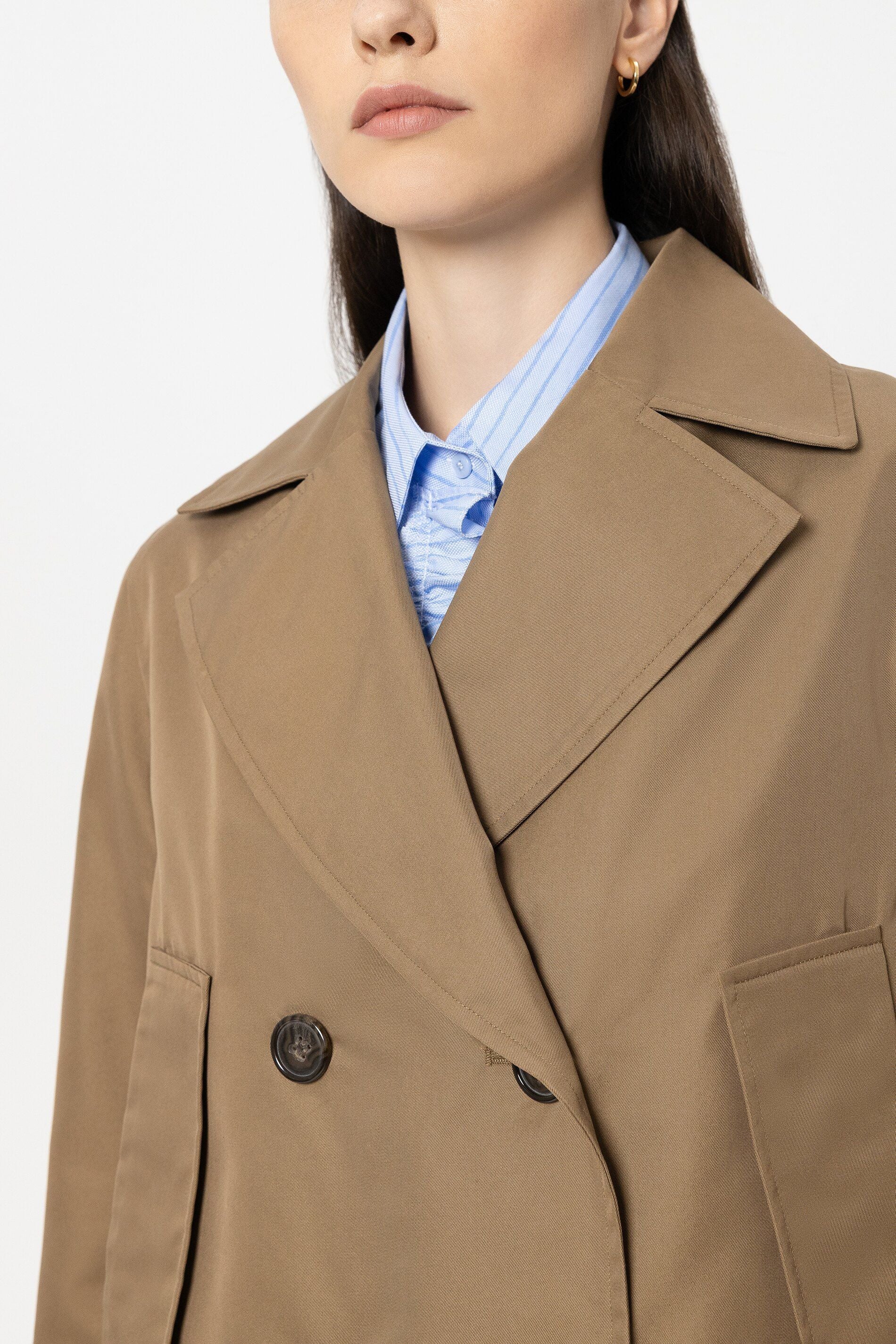 Trenchcoat aus Baumwollmix - Image 5