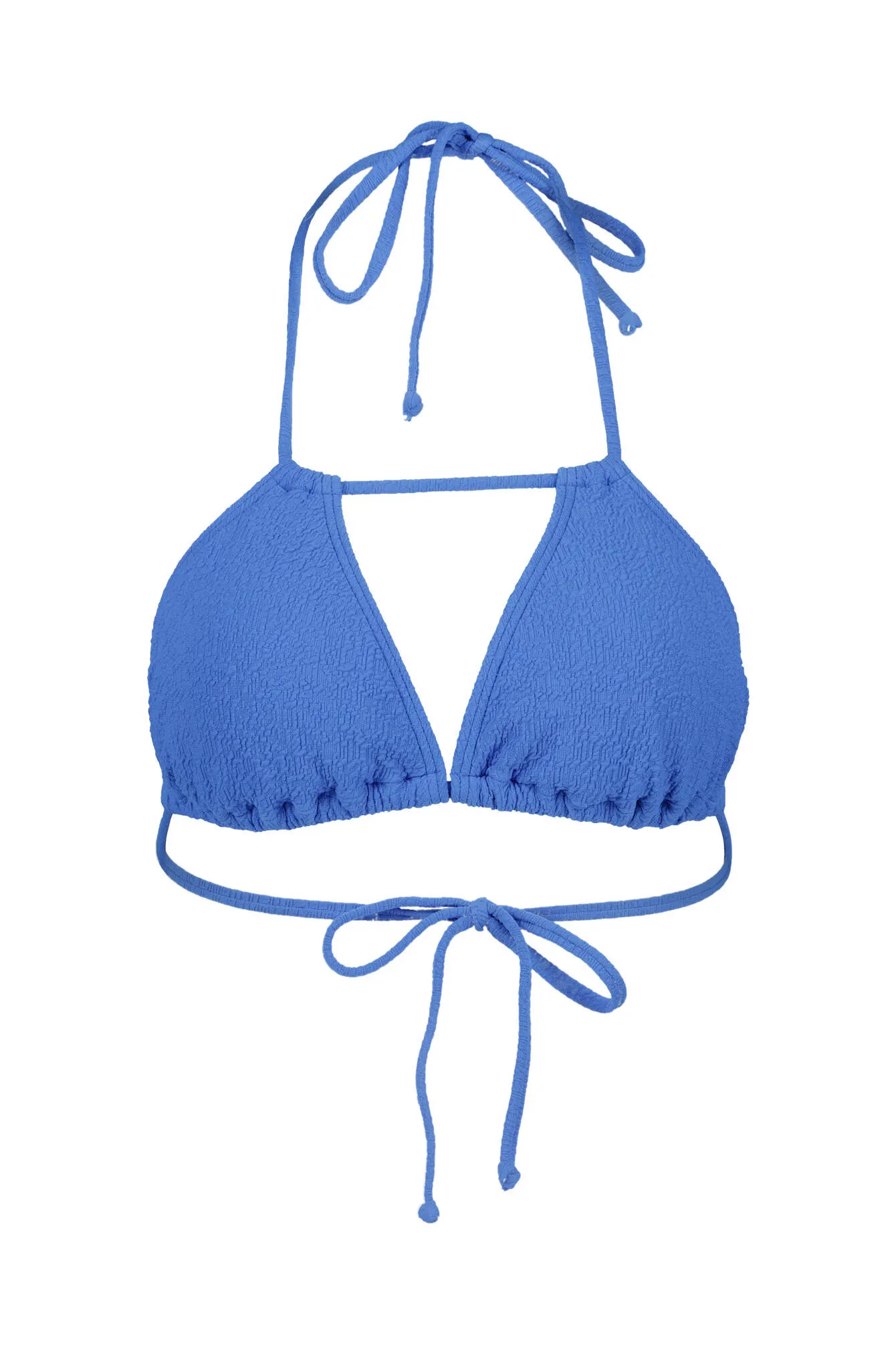 Triangel-Bikini-Top strukturiert