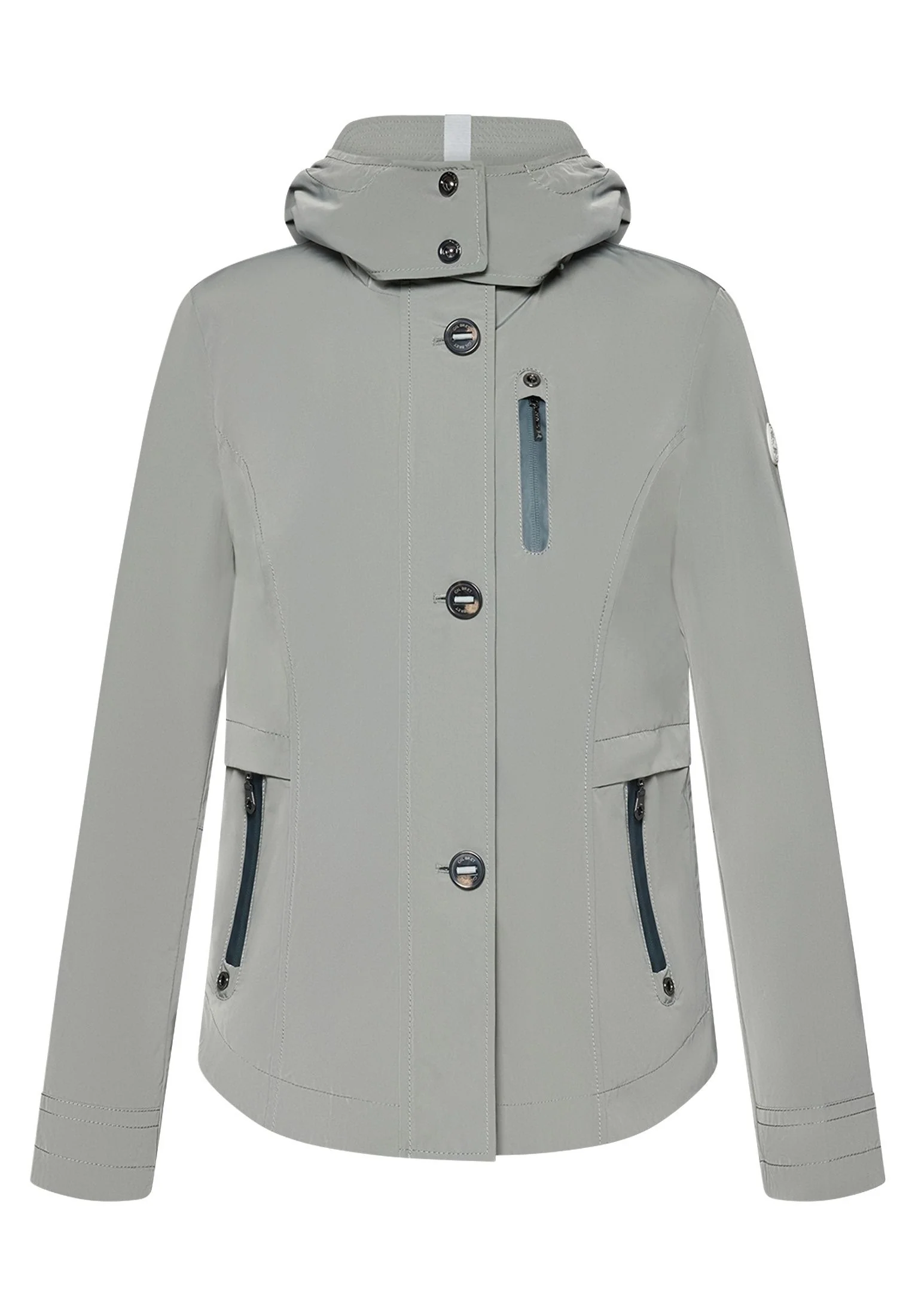 Übergangsjacke mit abnehmbarer Kapuze