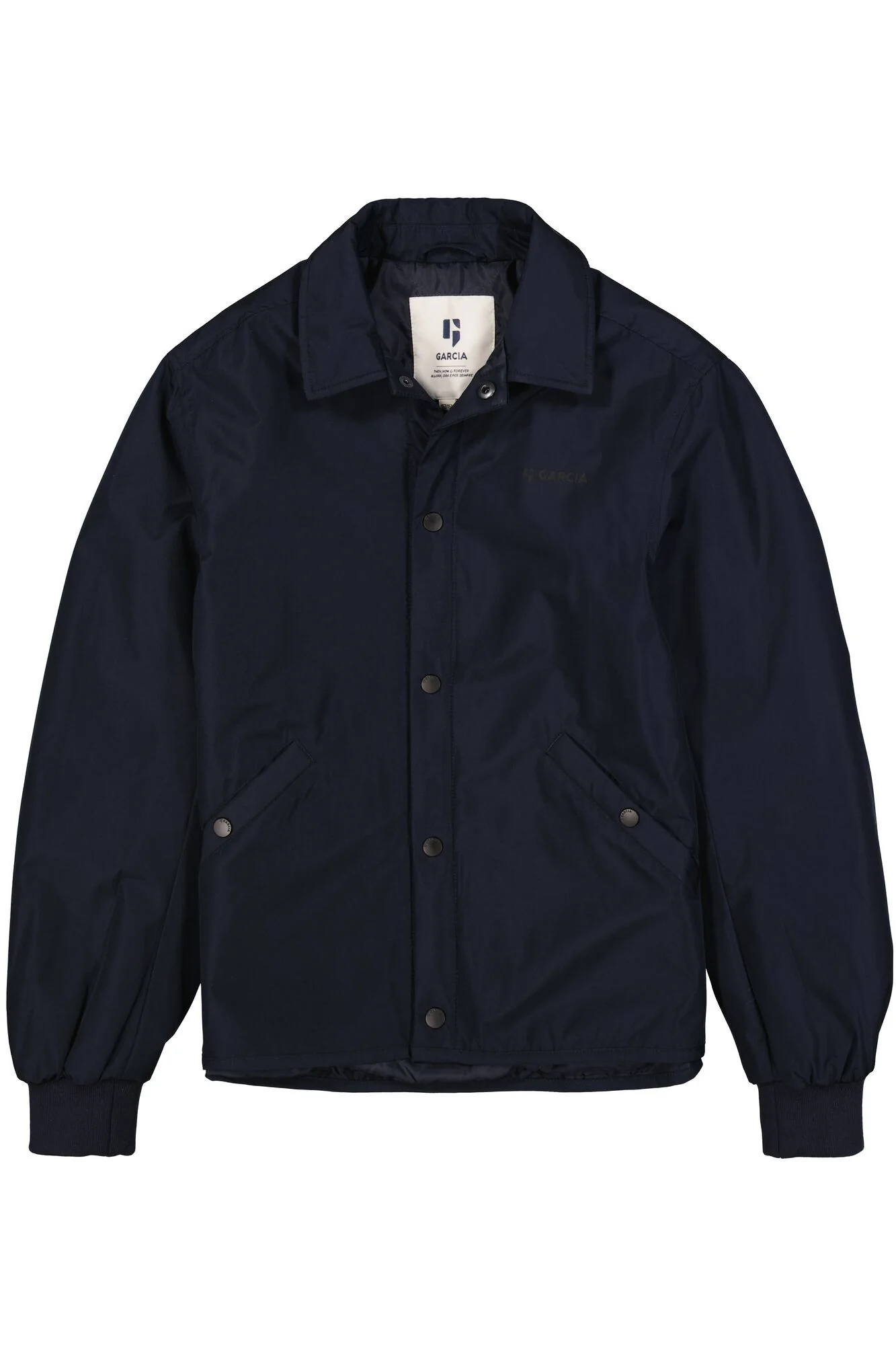 Übergangsjacke mit aufliegendem Kragen