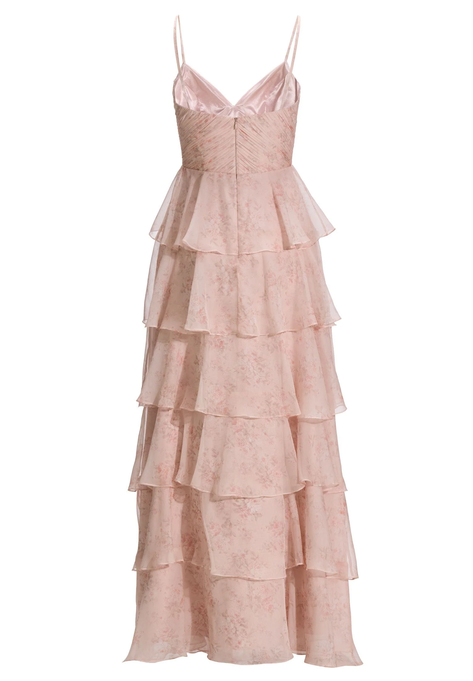 Volantkleid Maxi aus Chiffon - Image 2