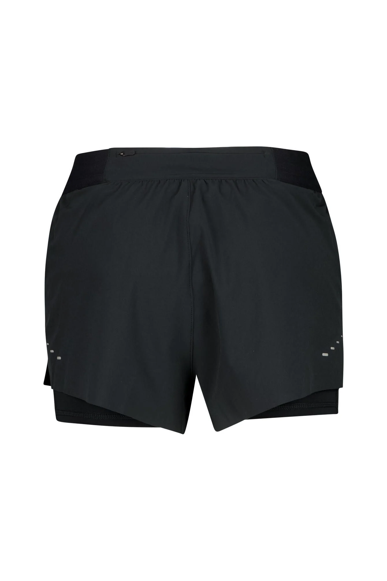 W NK SWIFT DF MR 2N1 SHRT, BLACK/RE - Image 2