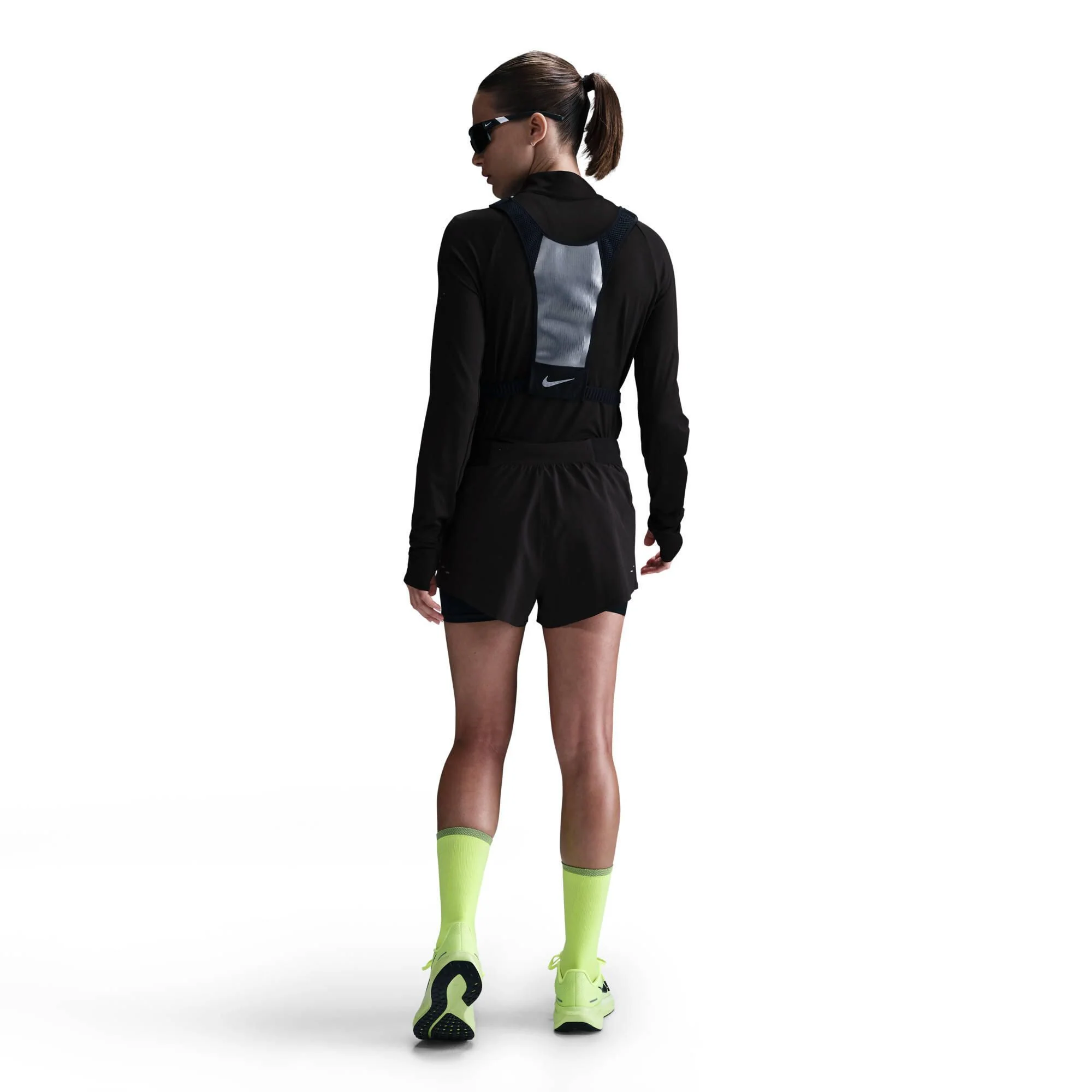 W NK SWIFT DF MR 2N1 SHRT, BLACK/RE - Image 4