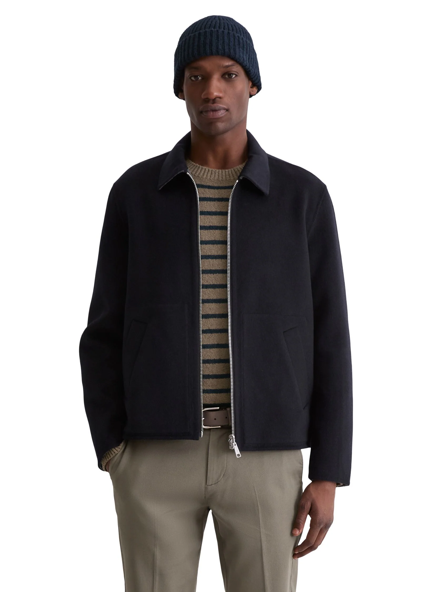 Wende-Wolljacke Regular Fit - Image 3