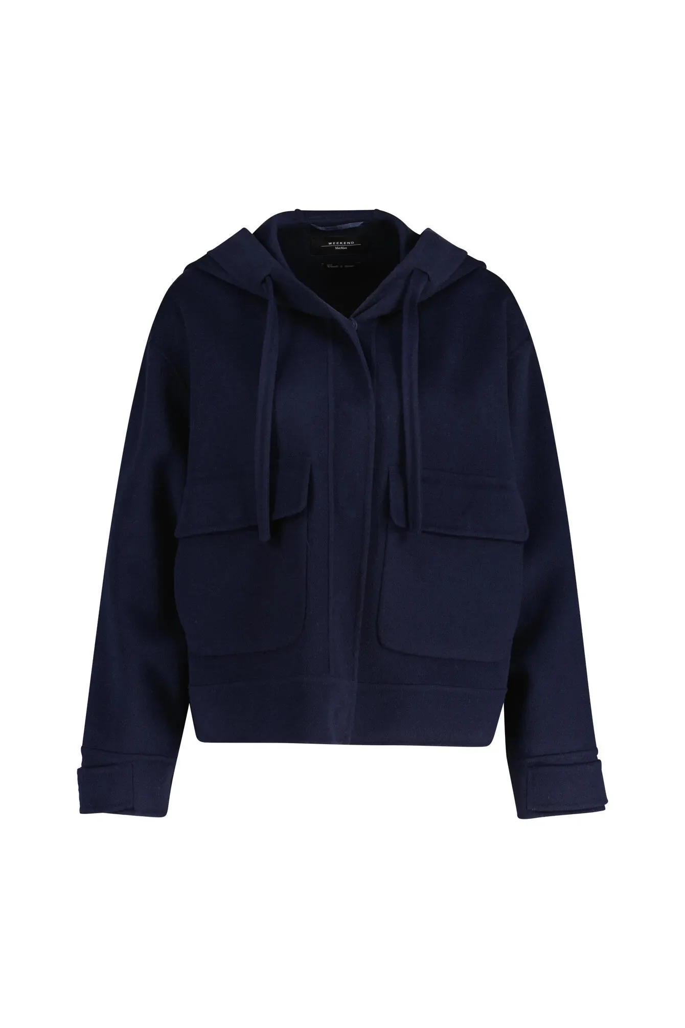 Wolljacke mit Kapuze