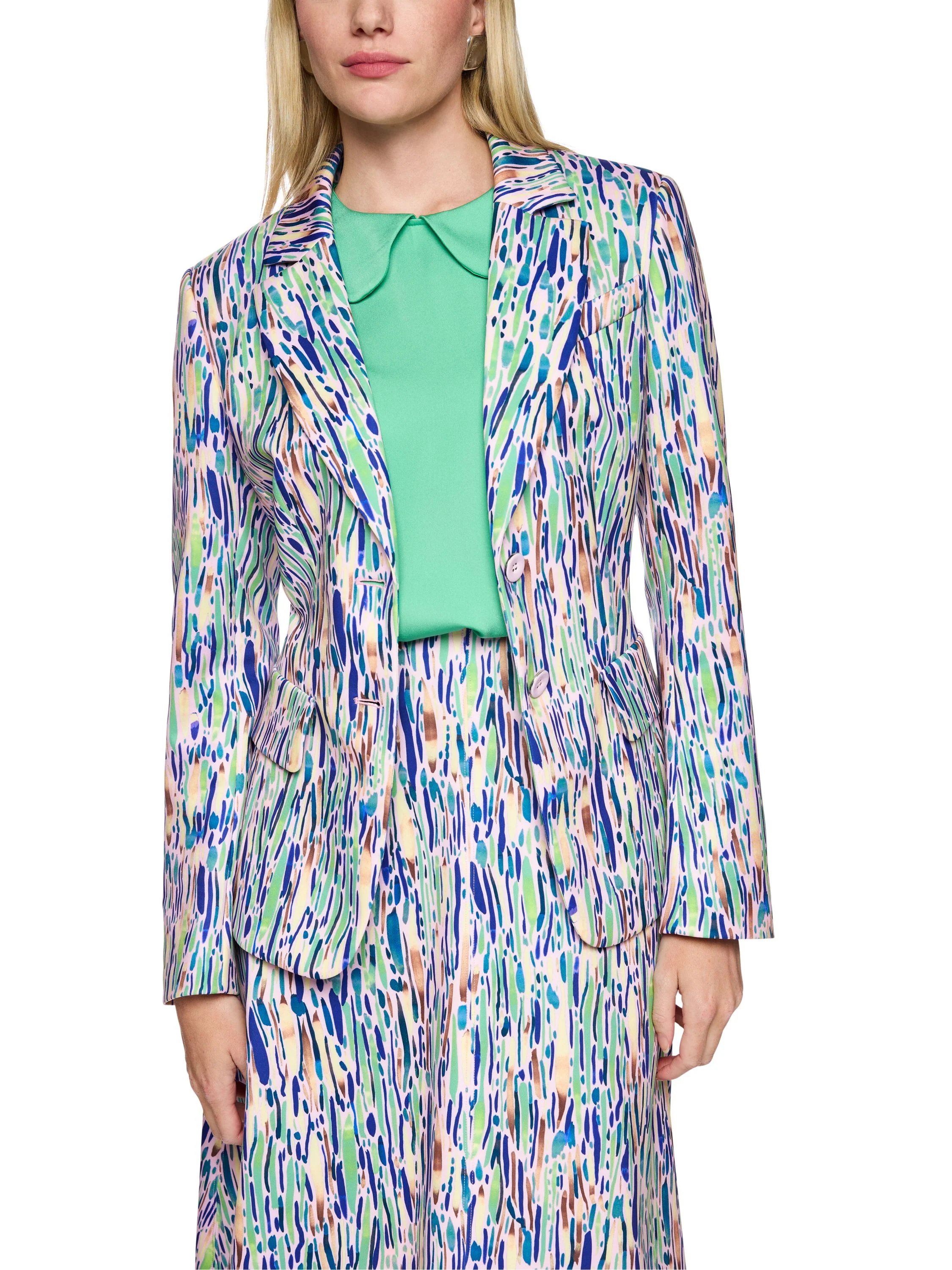 Zweiknopfblazer aus Scubajersey - Image 4